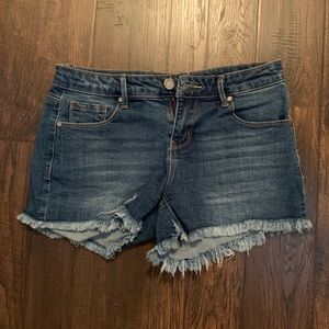 Denim shorts